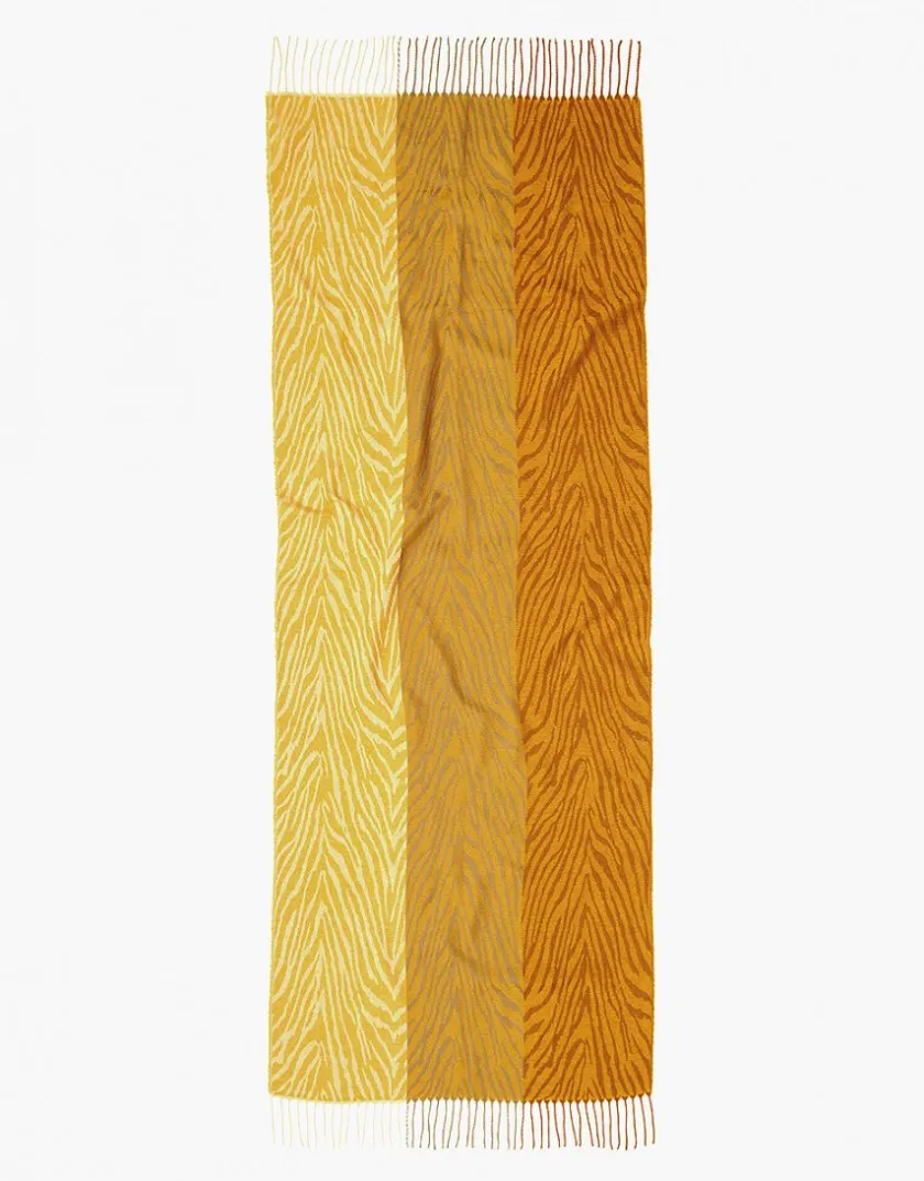 Outlet Foulard ocre imprimé Foulards|Accessoires