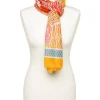 Fashion Foulard orange à motifs Foulards|Accessoires