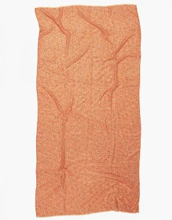 Hot Foulard orange imprimé Foulards|Accessoires