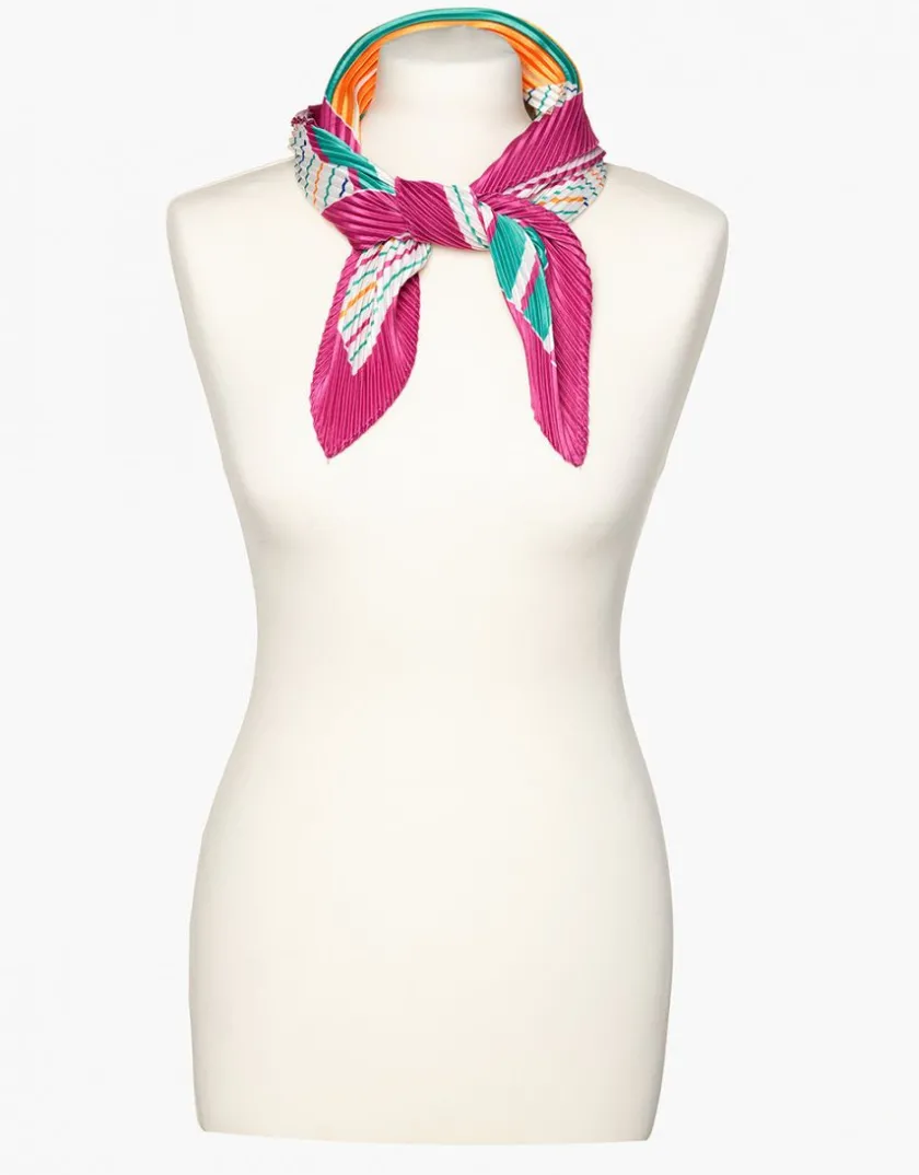 Clearance Foulard plissé carré Foulards|Accessoires