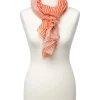 Sale Foulard rayé orange Foulards|Accessoires