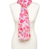 Fashion Foulard rose floral Foulards|Accessoires