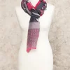 Outlet Foulard rose imprimé Foulards|Accessoires