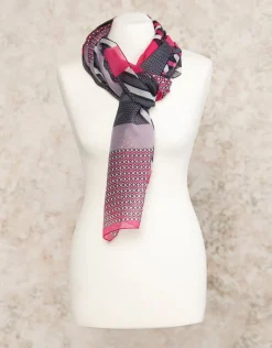 Outlet Foulard rose imprimé Foulards|Accessoires
