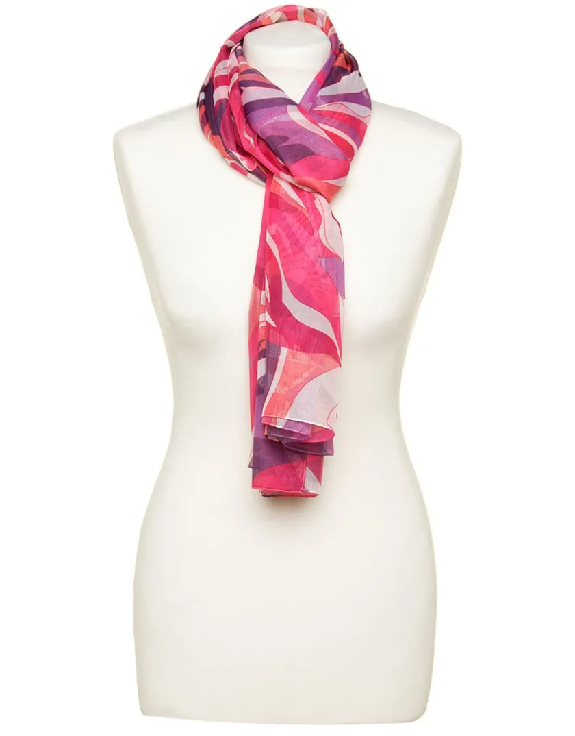 Best Foulard rose imprimé Foulards|Accessoires