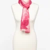 Online Foulard rose imprimé Foulards|Accessoires