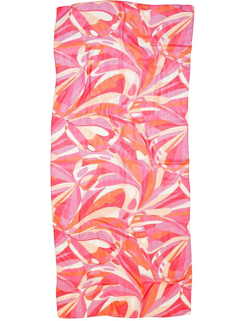 Hot Foulard rose imprimé Foulards|Accessoires