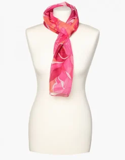 Online Foulard rose imprimé Foulards|Accessoires