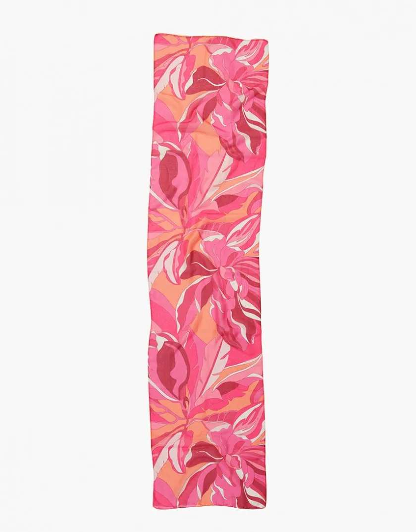 Online Foulard rose imprimé Foulards|Accessoires