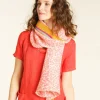 Fashion Foulard rose plissé Foulards|Accessoires