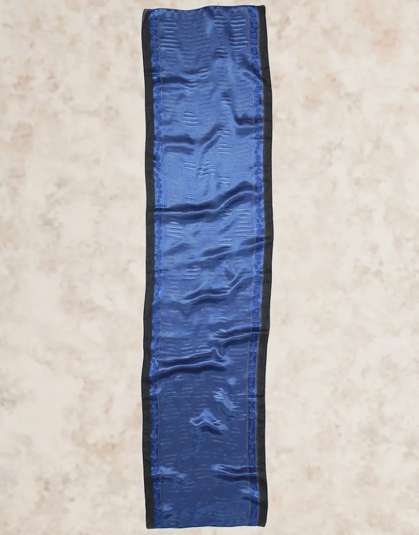 New Foulard satin bleu Foulards|Accessoires