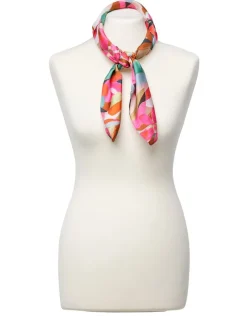 Sale Foulard satiné fleuri Foulards|Accessoires