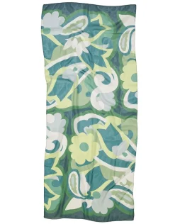 Outlet Foulard vert à motifs Foulards|Accessoires