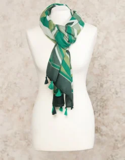 Discount Foulard vert imprimé Foulards|Accessoires