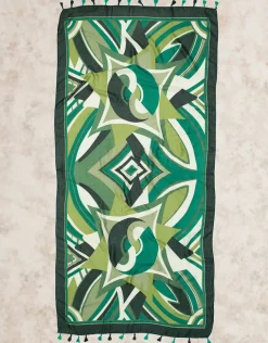 Discount Foulard vert imprimé Foulards|Accessoires