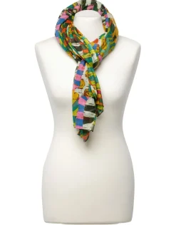 Discount Foulard vert imprimé Foulards|Accessoires