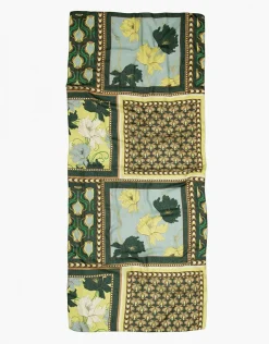 Fashion Foulard vert imprimé Foulards|Accessoires