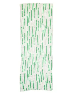 Outlet Foulard vert motifs Foulards|Accessoires