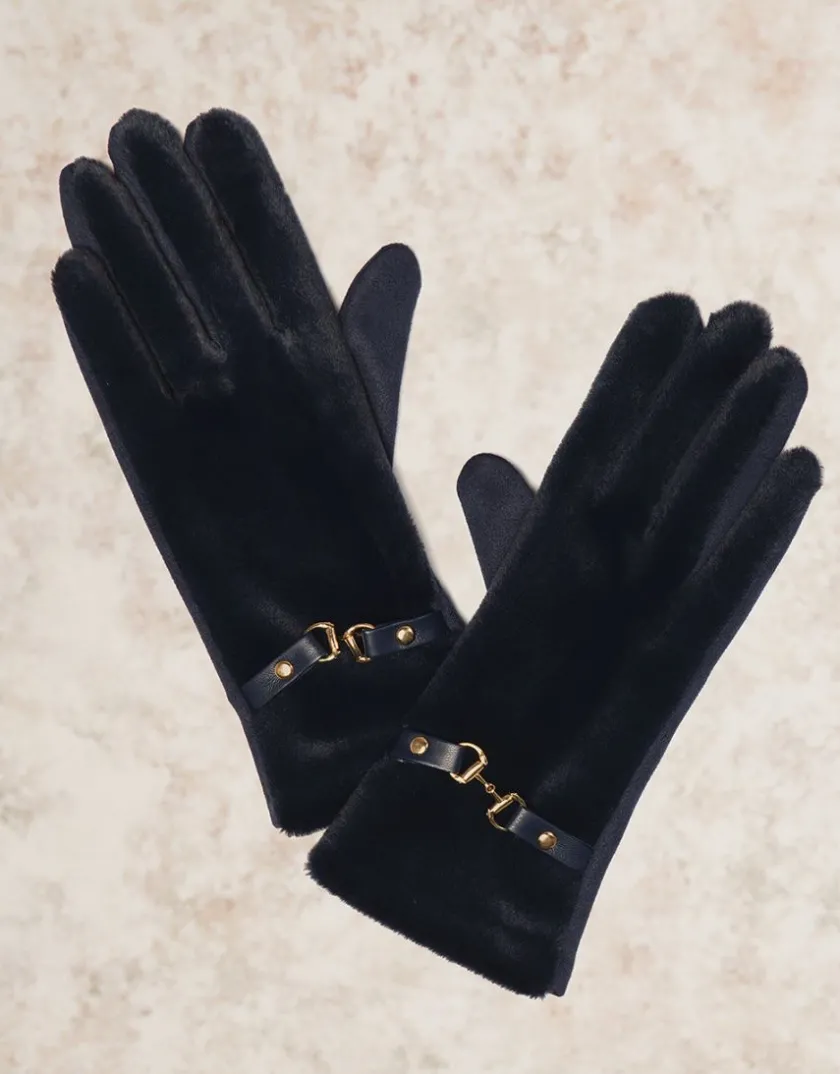 Online Gants doux gris Accessoires