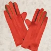 Online Gants fins chauds rouge Accessoires