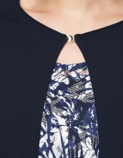 Fashion Gilet boléro bleu léger Gilets|Maille