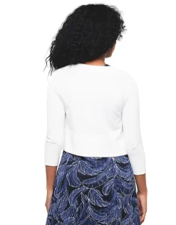 Discount Gilet boléro écru léger Gilets|Maille