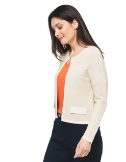 Clearance Gilet boléro doré Gilets|Maille