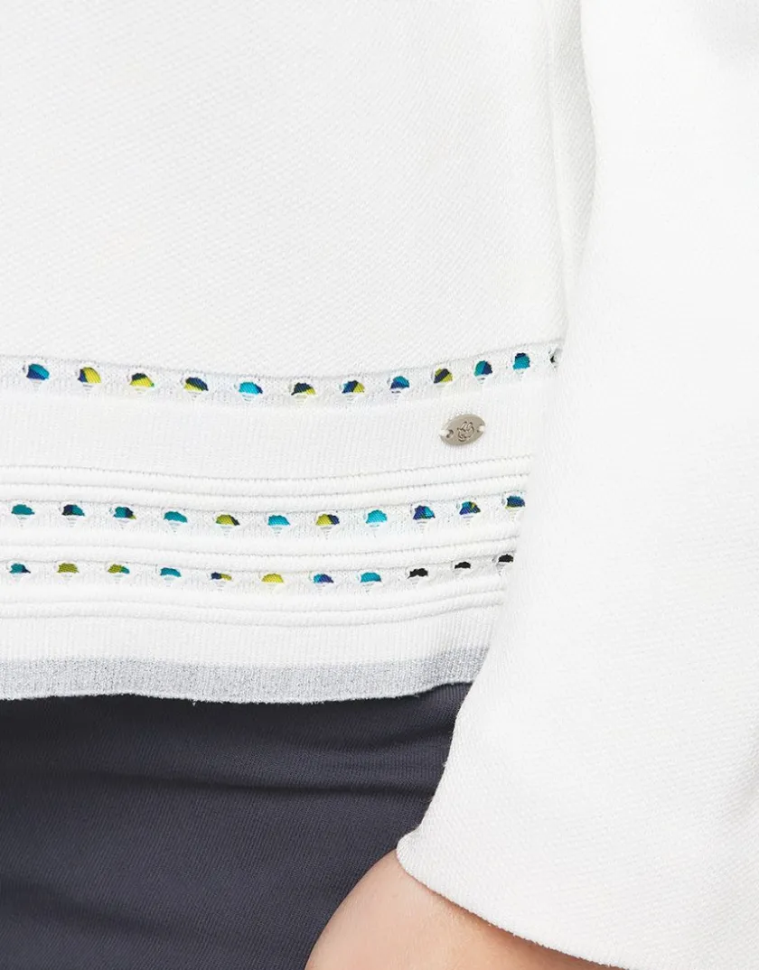 Hot Gilet col chemisier écru Gilets|Maille