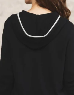 Clearance Gilet long noir Gilets|Maille
