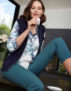 Clearance Gilet sans manches bleu Gilets|Maille