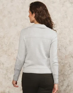 Hot Gilet veste écrue Gilets|Maille
