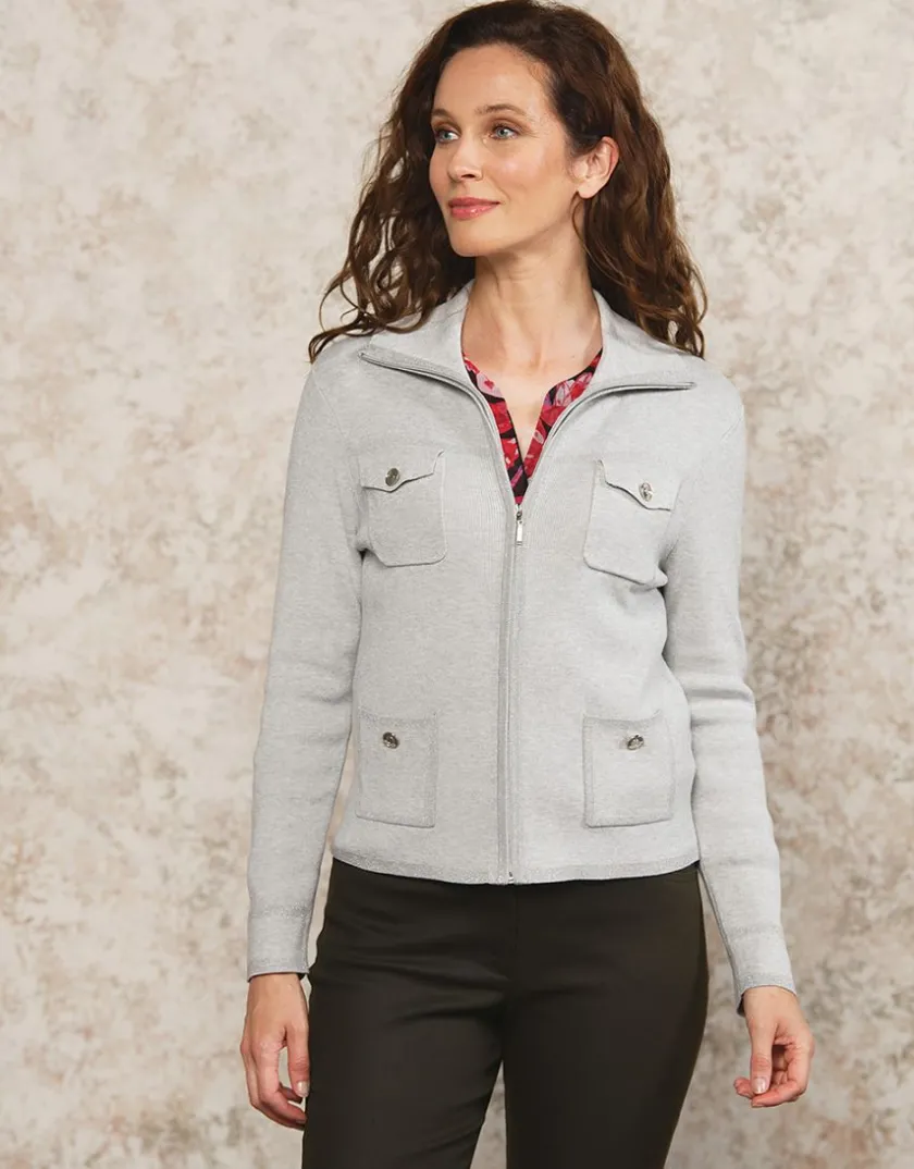 Hot Gilet veste écrue Gilets|Maille