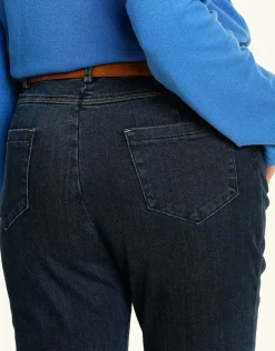Sale Jean 7/8 bleu stretch Jeans|Ajustés