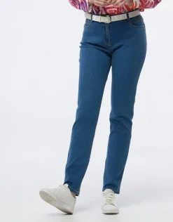 Clearance Jean ajusté bleu clair Jeans|Ajustés