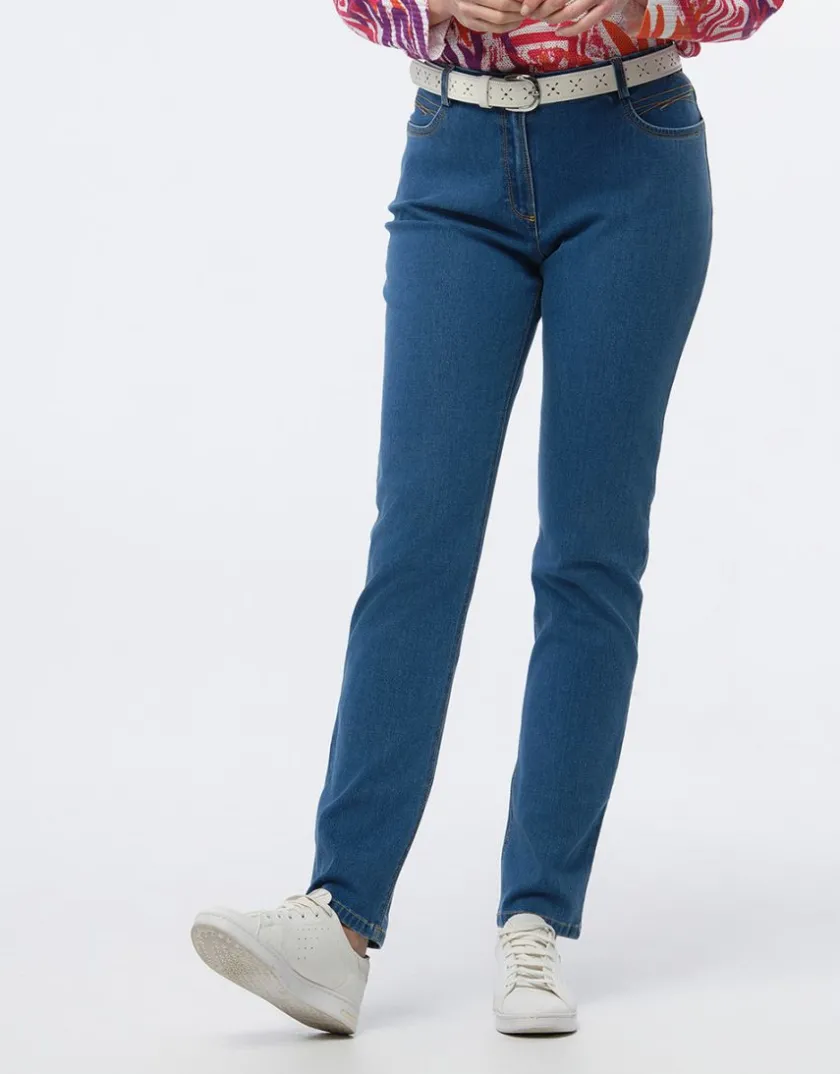 Clearance Jean ajusté bleu clair Jeans|Ajustés
