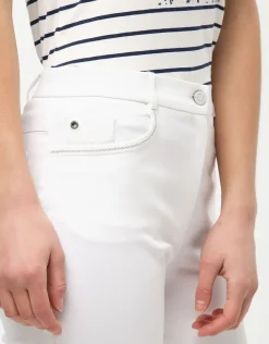 Outlet Jean blanc stretch Jeans|Ajustés