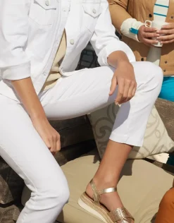 Outlet Jean blanc stretch Jeans|Ajustés