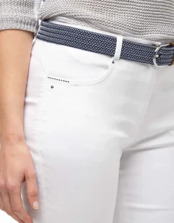 Clearance Jean blanc stretch coton Jeans|Slims