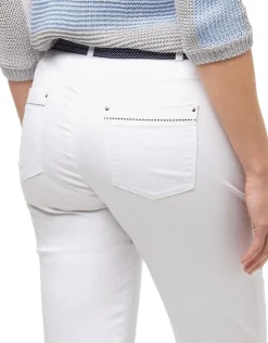 Clearance Jean blanc stretch coton Jeans|Slims