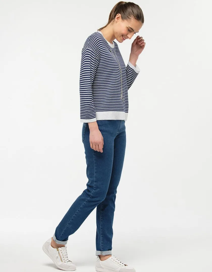 Outlet Jean bleu clair coton Jeans|Ajustés