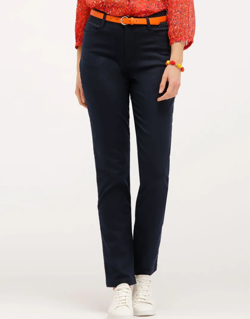 Outlet Jean bleu marine stretch Jeans|Pantalons