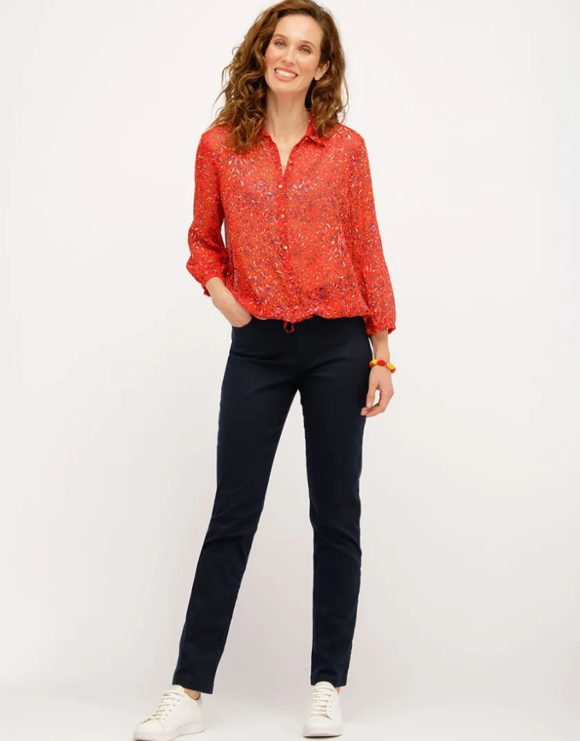 Outlet Jean bleu marine stretch Jeans|Pantalons