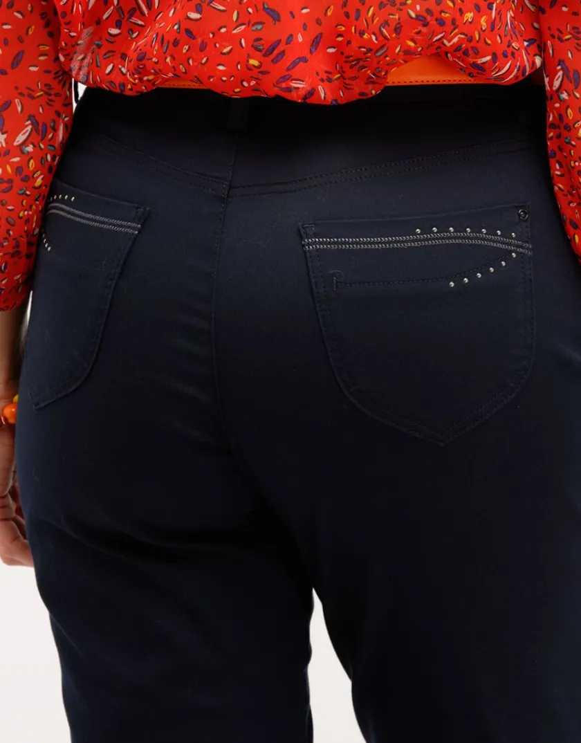 Outlet Jean bleu marine stretch Jeans|Pantalons