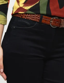Discount Jean chic 5 poches noir Jeans|Ajustés