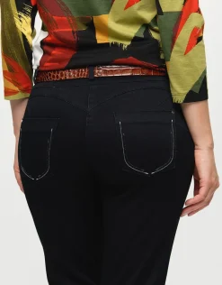 Discount Jean chic 5 poches noir Jeans|Ajustés