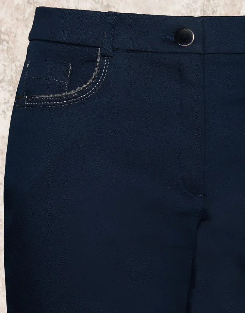 Fashion Jean chic marine Jeans|Ajustés