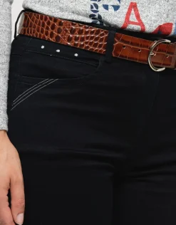 Sale Jean chic noir stretch Jeans|Ajustés