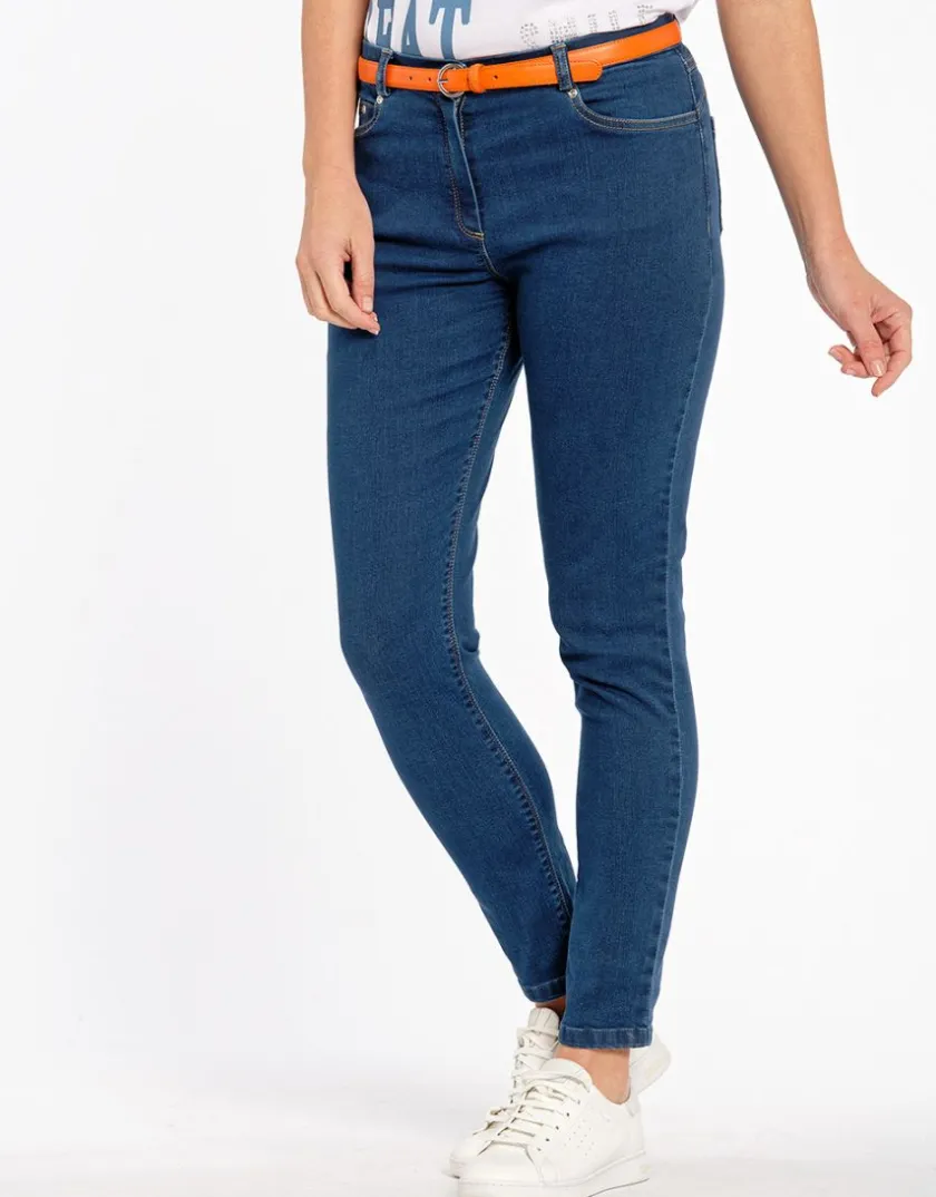 Online Jean 7/8e bleu brut Jeans|Slims