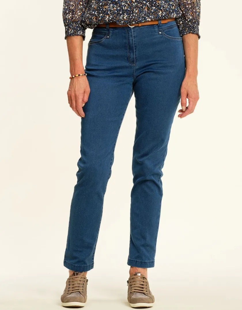 Best Jean 7/8e bleu moyen Jeans|Droits