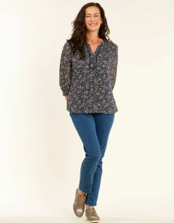 Best Jean 7/8e bleu moyen Jeans|Droits